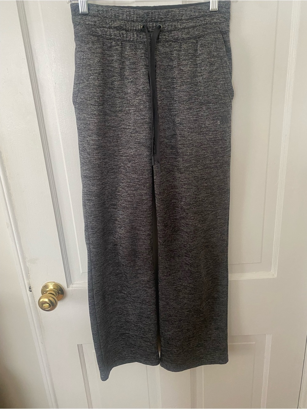 Adidas Climawarm Wide Leg Sweatpants Heather Gray | XS